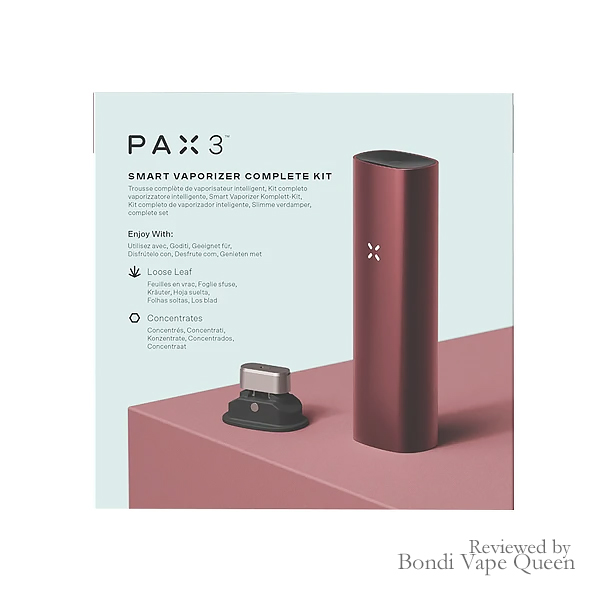 Pax 3.5 3500mAh Herbal Vaporiser Complete Kit (Burgundy)
