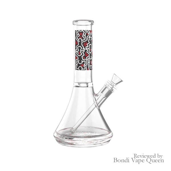 K Haring Water Pipe Black and Red