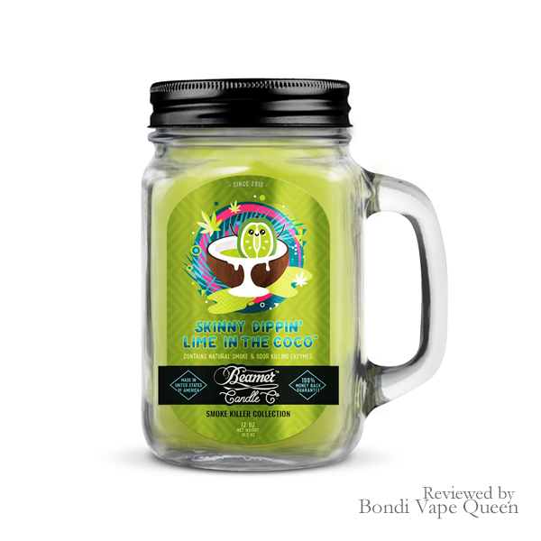 Beamer's Smoke Killer Candle in Skinny Dippin' Lime in the Coco (12 oz)