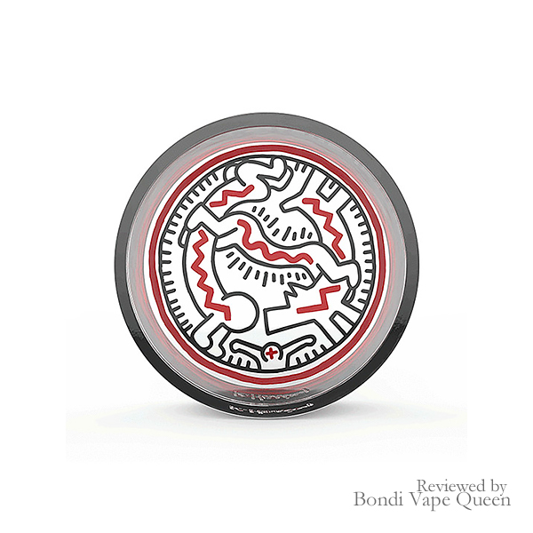 K. Haring Circle Catchall with Snake People design.