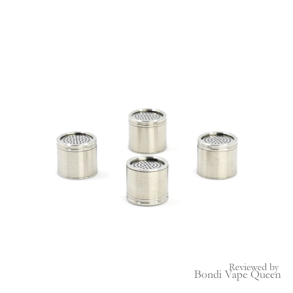 Set of 4 Healthy Rips Stainless Steel Dosing Capsules for the Rogue herbal vaporiser.