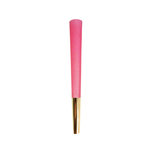 Pink cone with gold filter