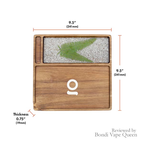 ongrok premium natural acacia wood leaf finish measurements