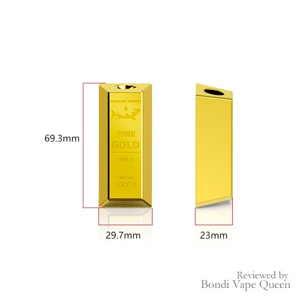 hamilton devices gold bar 510 dimensions